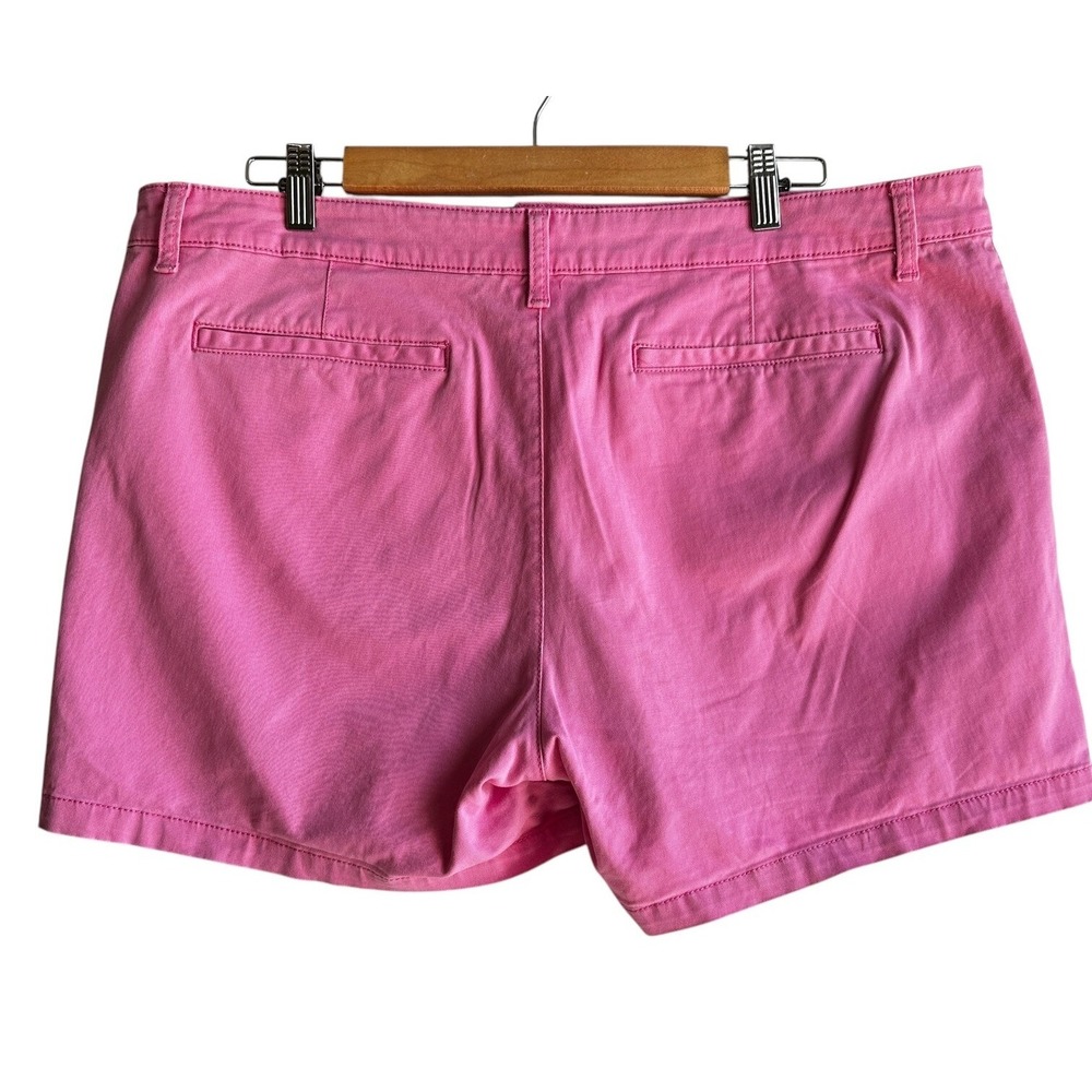 A.N.A. Pink Chino Shorts‎ Midrise Casual Classic  Vacation Size 16  NWOT - Picture 2 of 11